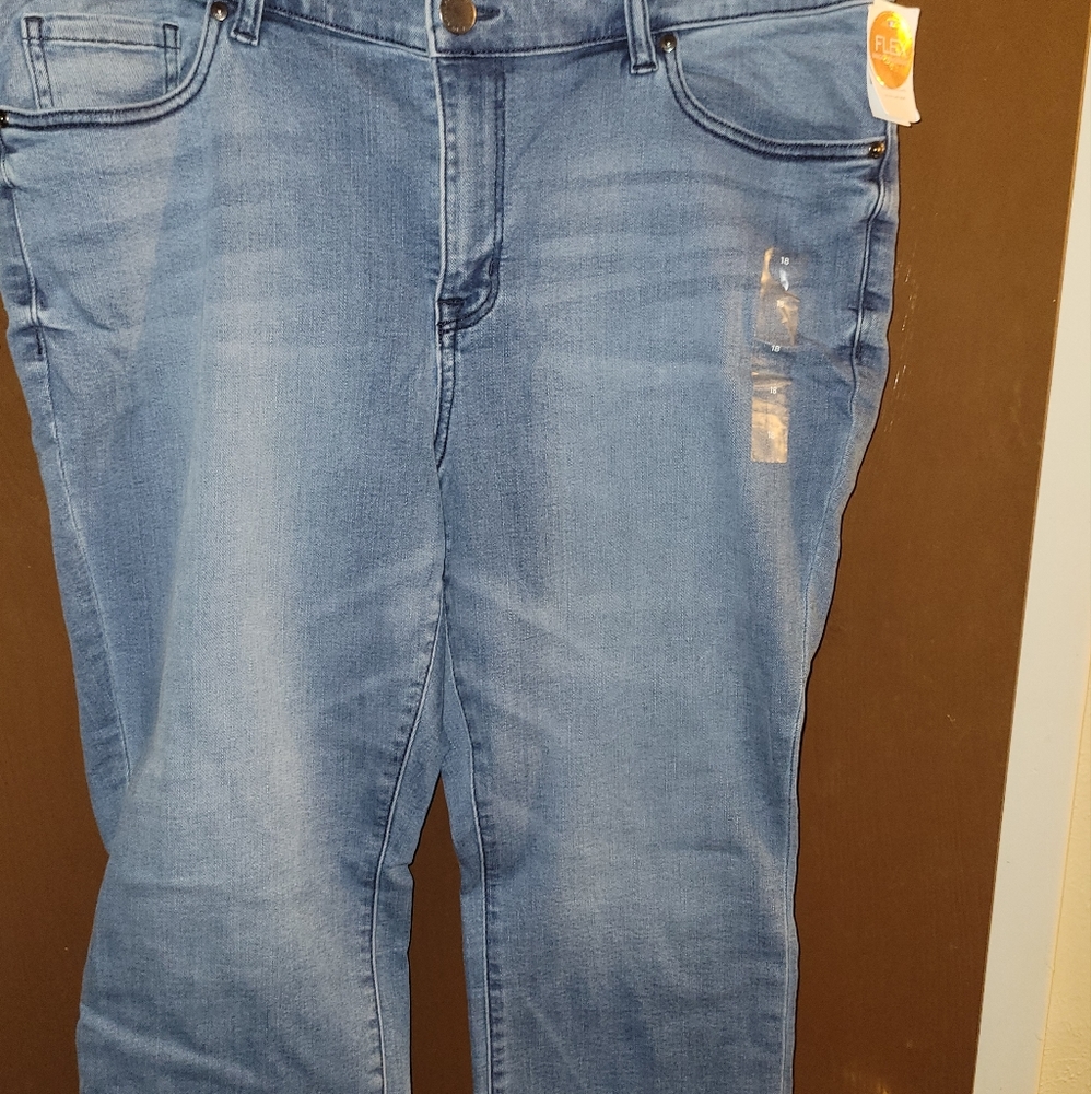 Denim capris